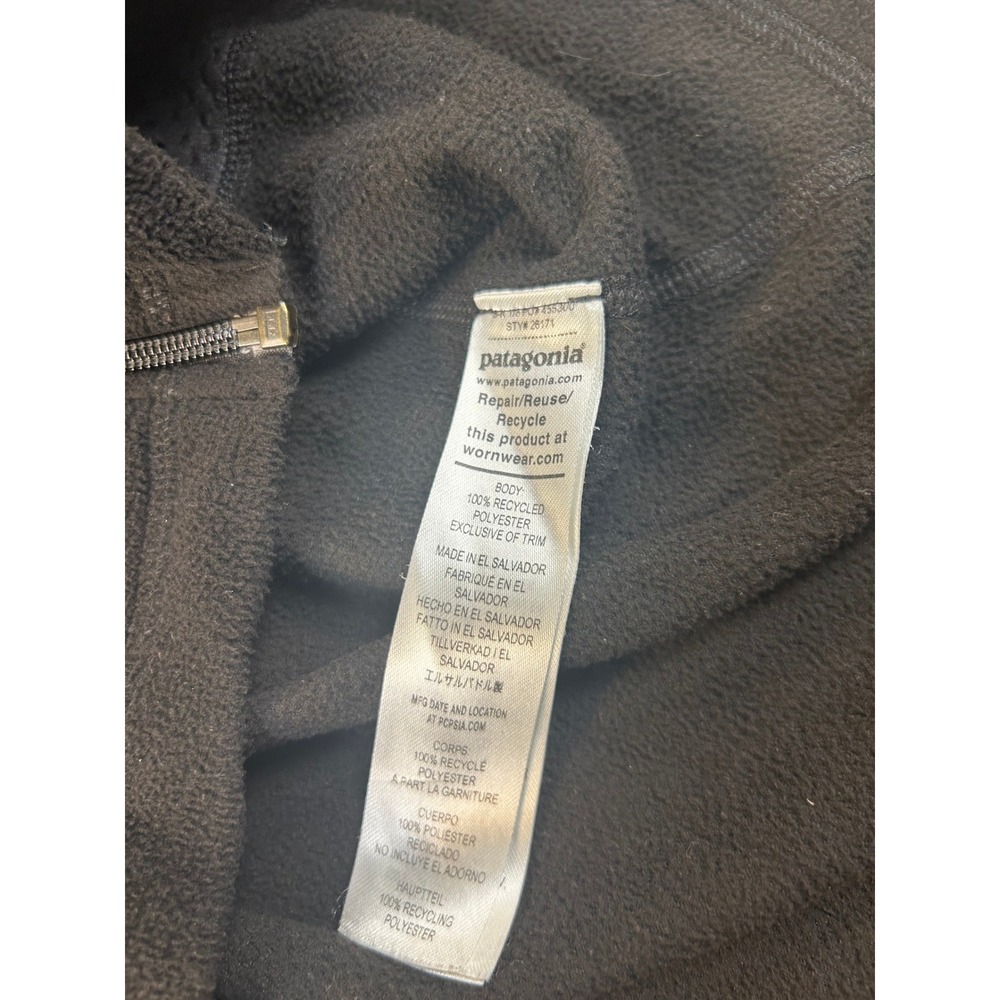 Patagonia Better Sweater Full Zip Fleece Jacket Black Mens Medium 26171 - Picture 5 of 13